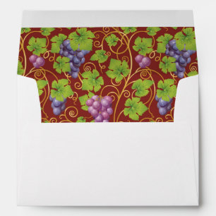 Grape Pattern Envelope