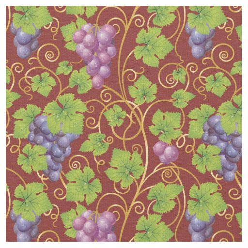 Grape Pattern Fabric