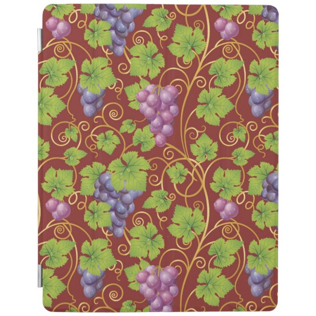 Grape Pattern iPad Smart Cover (Front)