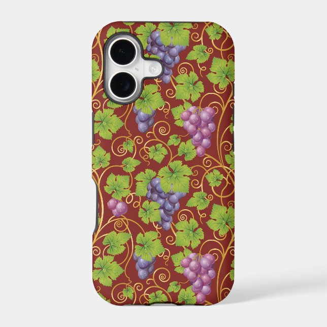 Grape Pattern Iphone Case (Back)