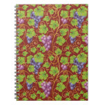Grape Pattern Notebook
