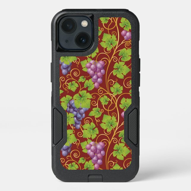 Grape Pattern Otterbox iPhone Case (Back)