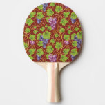 Grape Pattern Ping-Pong Paddle