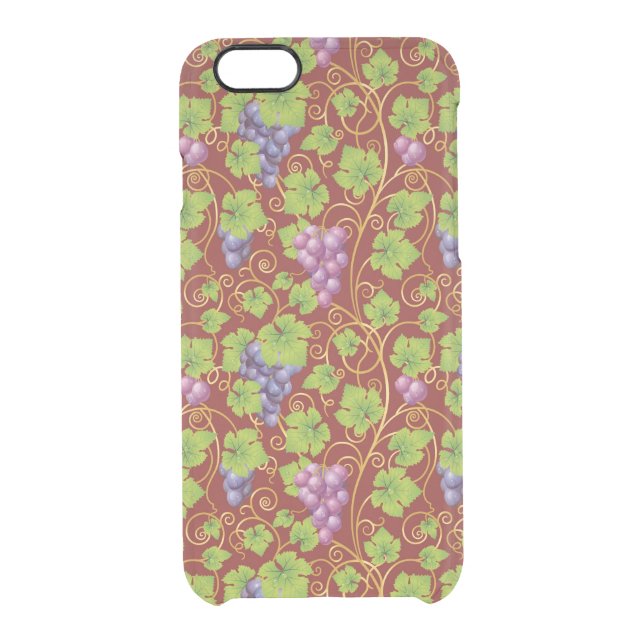 Grape Pattern Uncommon iPhone Case (Back)