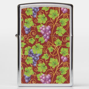 Grape Pattern Zippo Lighter