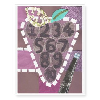Grape Pool Temporary Tattoo
