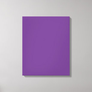 Grape Purple Personalized Violet Color Background Canvas Print
