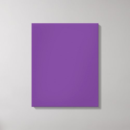 Grape Purple Personalized Violet Color Background Canvas Print