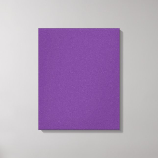 Grape Purple Personalized Violet Color Background Canvas Print (Front)