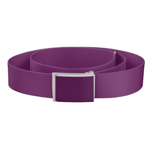 Grape purple solid color  belt