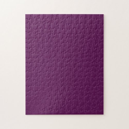 Grape purple solid color  jigsaw puzzle