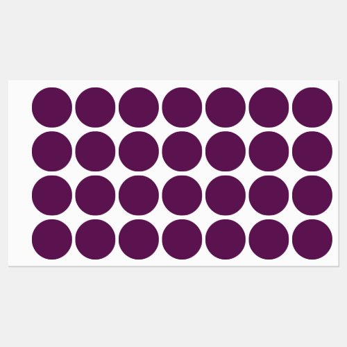 Grape purple solid color  labels