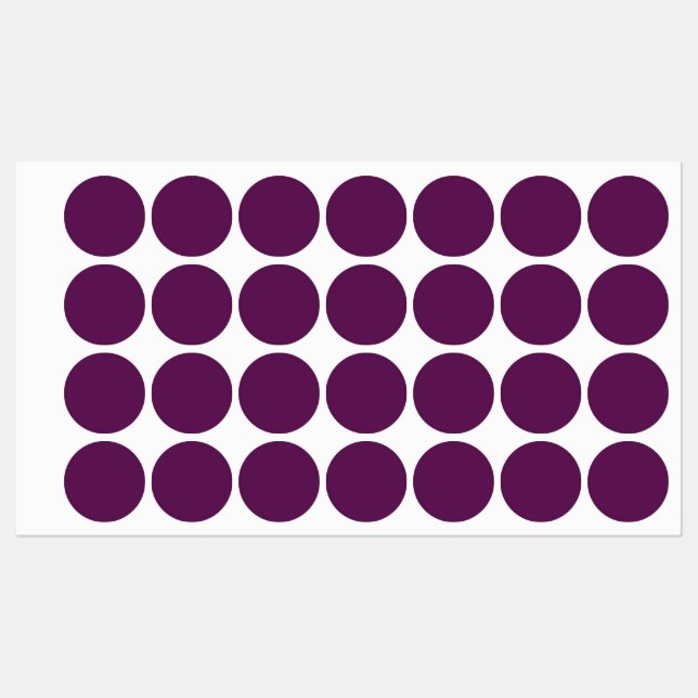 Grape purple (solid color)  labels (Sheet)