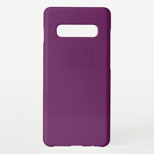 Grape purple solid color  samsung galaxy s10 case