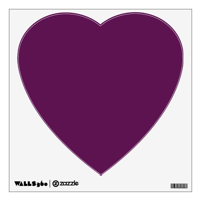 Grape purple wall decal (Front)