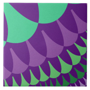 Grape Scales Ceramic Tile