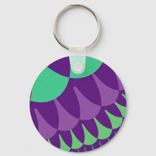 Grape Scales Keychain