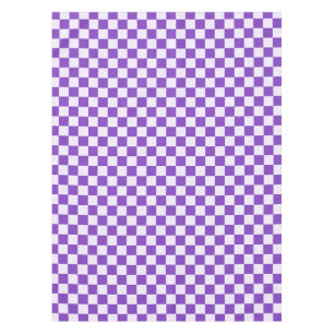 Grape soda checkerboard pattern tablecloth