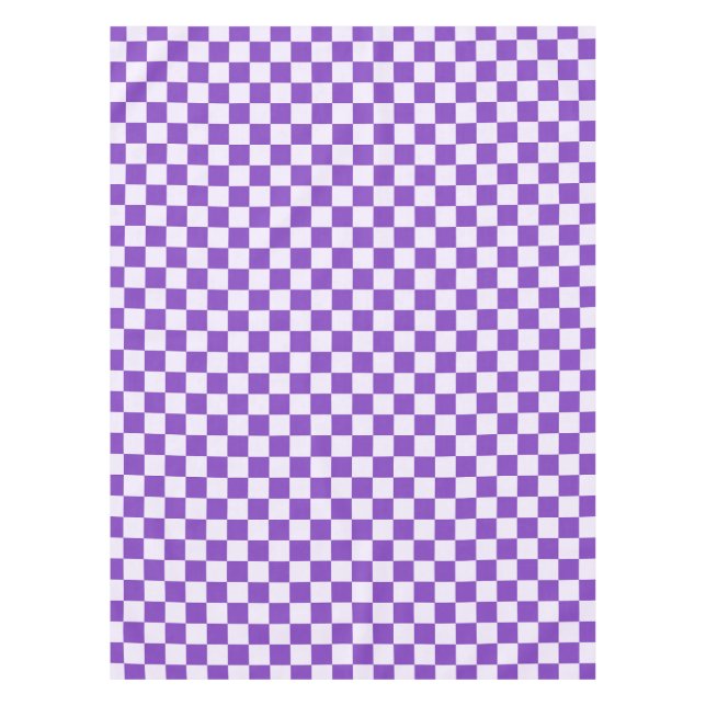 Grape soda checkerboard pattern tablecloth (Front)