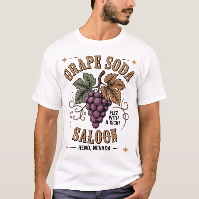 Grape Soda Saloon T-Shirt (Front)