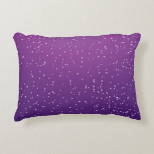 Grape Soda with Tiny Bubbles Background Art Accent Pillow