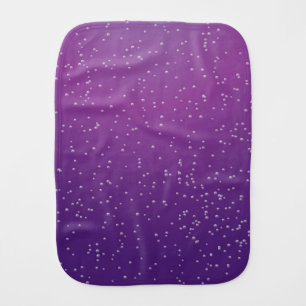 Grape Soda with Tiny Bubbles Background Art Baby Burp Cloth