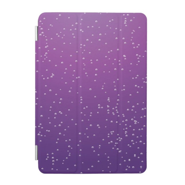 Grape Soda with Tiny Bubbles Background Art iPad Mini Cover (Front)