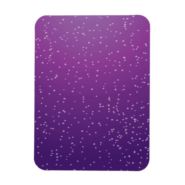Grape Soda with Tiny Bubbles Background Art Magnet (Vertical)