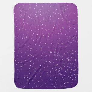 Grape Soda with Tiny Bubbles Background Art Swaddle Blanket