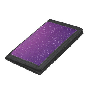 Grape Soda with Tiny Bubbles Background Art Trifold Wallet