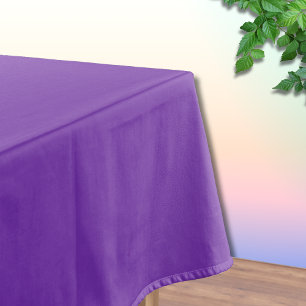 Grape Solid Color Classic Elegant Tablecloth