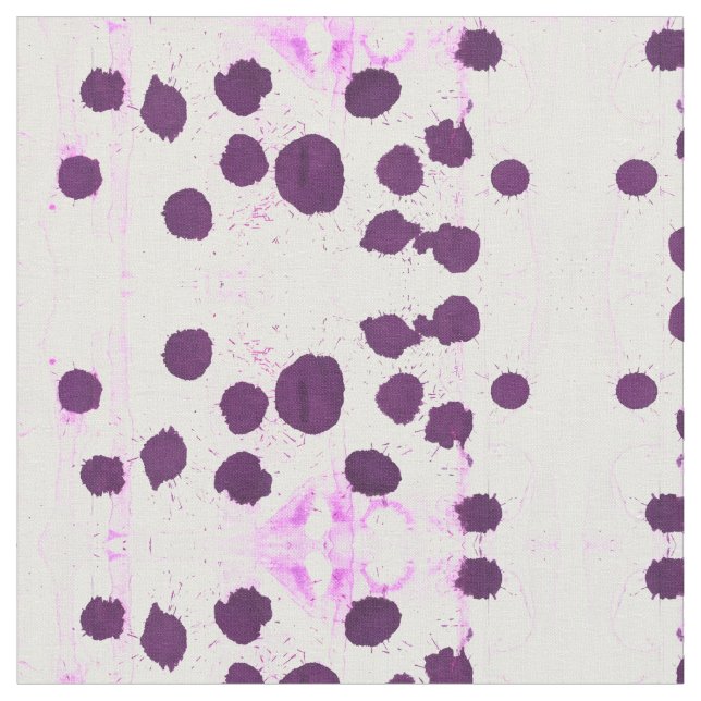 Grape Splatter Fabric (Close Up)