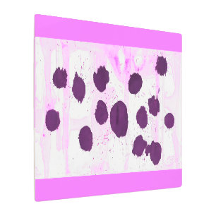 Grape Splatter Metal Wall Art