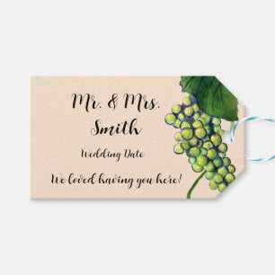 Grape Themed Customizable Gift Tag