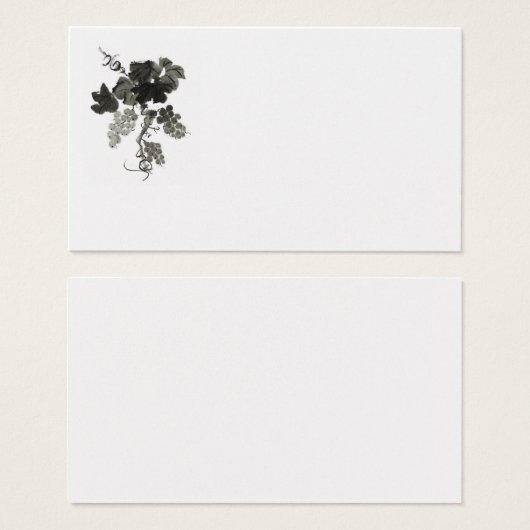 Grape Vine, Sumi-e (Front & Back)