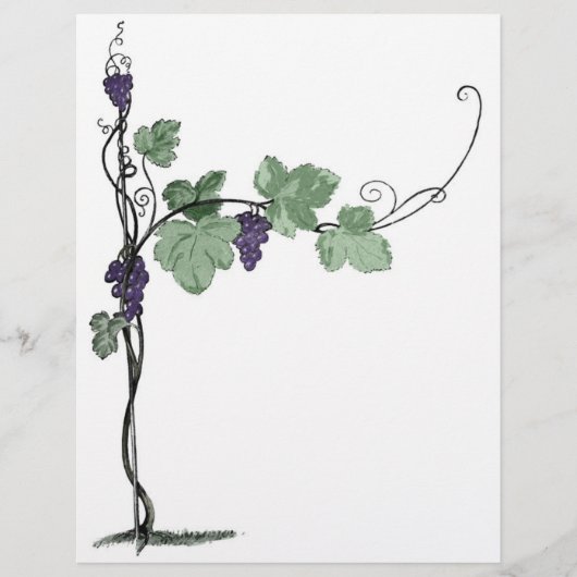 Grape Vines Letterhead (Front)
