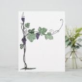 Grape Vines Letterhead (Standing Front)
