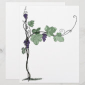 Grape Vines Letterhead (Front/Back)