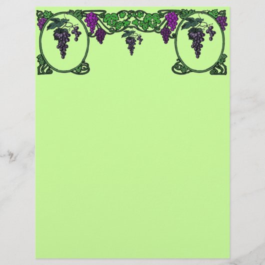Grape Vines Letterhead (Front)