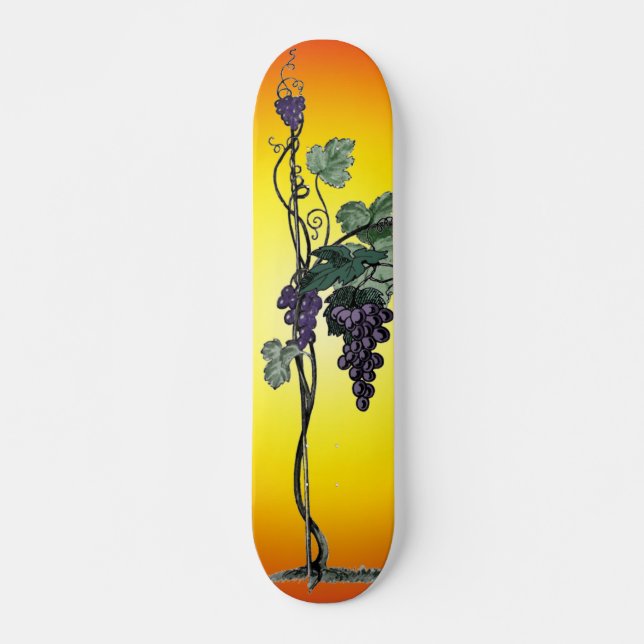 Grape Vines Skateboard Deck (Front)