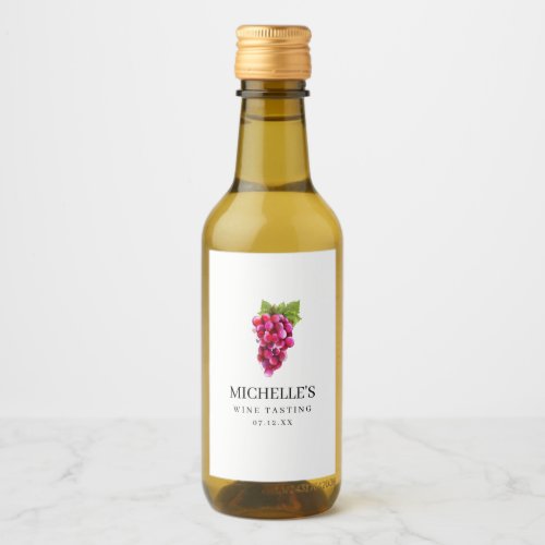 Grape Wine Tasting Wine Label