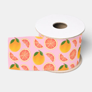 Grapefruit Grosgrain Ribbon
