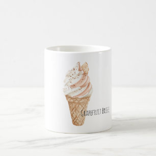 Grapefruit Ice Cream Cone Coffee Mug
