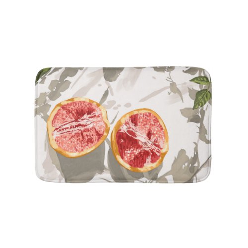 Grapefruit Kinda Zest for Life Bath Mat