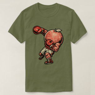 Grapefruit Knockout Puncher — Vintage Retro Boxer  T-Shirt