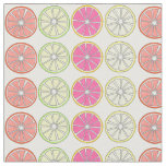 Grapefruit Lemon Lime Orange Citrus Fruit Slices Fabric