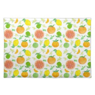 Grapefruit Orange Lemons Citrus Fruits Placemat