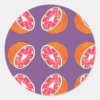 Grapefruit Pattern Stickers