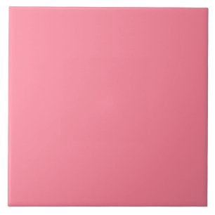 Grapefruit Pink Ceramic Tile. Tile