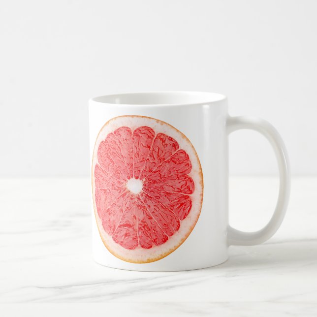 Grapefruit slice coffee mug (Right)